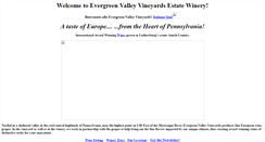 Desktop Screenshot of evwinery.com